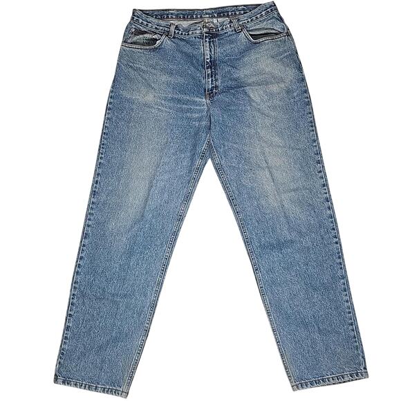 Vintage Calvin Klein Easy Fit Jeans Mens 36x32 Double Stonewash Y2K Baggy - Picture 1 of 8